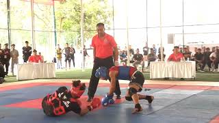 Wushu: Emtiramok Amri (MKG) Vs (Mokokchung) against Akivito (Phek)/70 kg final/ Nagaland Olympics