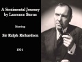 A Sentimental Journey by Laurence Sterne - Radio drama starring Ralph Richardson - 1954