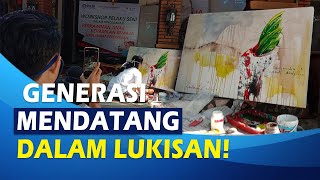 Pelukis Asal Rembang Ini Representasikan Generasi Mendatang dalam Lukisan (25/6/2020)