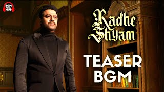 Radheshyam Teaser BGM | Introducing Prabhas as Vikramaditya | Pooja Hegde | Radha Krishna Kumar