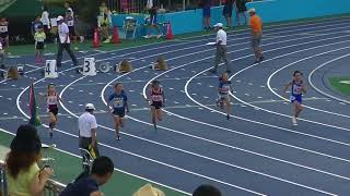 第９回葛飾ナイター記録会　小学女子１００ｍ　悠　都