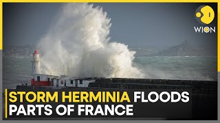 Storm Herminia Floods Parts Of Western France | World News | WION