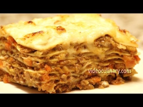 Homemade Lasagna Recipe from Scratch - Video Culinary Homemade Lasagna Recipe from Scratch - Video Culinary