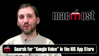 Free iPhone SMS Text Messaging Using Google Voice (MacMost Now 510)