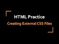 Creating External CSS Files
