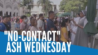 Philippines observes 'no contact' Ash Wednesday to beat virus