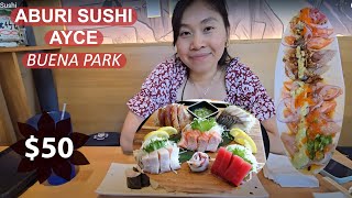 AYCE Buffet Aburi Sushi: Unlimited Sashimi with FRESH Nigiris and Salad