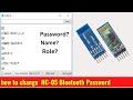 how to change hc05 name and password