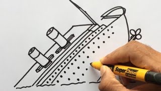 How to Draw The Sinking Titanic