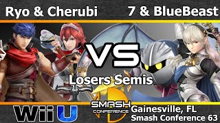 MVG|Ryo \u0026 MVG|CherubiKnighT vs. 7 \u0026 BlueBeast - Teams Losers Semis - SC63