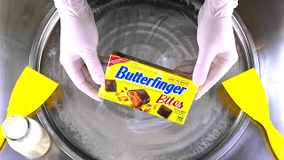 Ice Cream Rolls How To Make Butterfinger Bites With Chocolate And Peanut Butter Rolled Ice Cream