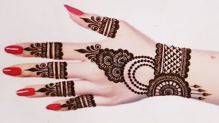 Very easy mehndi design | mehandi | mehndi designs| mendini design| cone designs| mehandi ke design