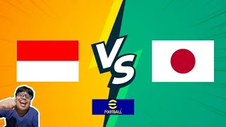 Semoga Indonesia lawan Japan sesuai prediksi gw di game ini😁 #efootball #realistis