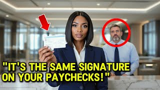 Bank Teller Demands Extra ID—Black Woman's Signature Matches One on the Bank Charter!