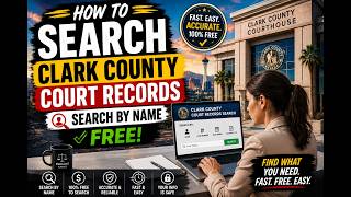 How to search Clark County court records search by name free