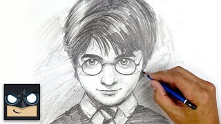 How To Draw Harry Potter | YouTube Studio Sketch Tutorial