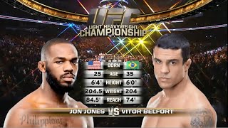 Jon Jones Vs Vitor Belfort FULL FIGHT - UFC 152