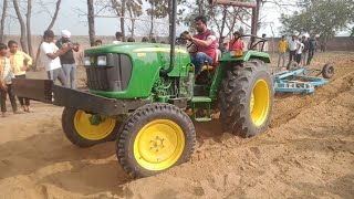 John Deere 5210 best Performance in महलाना Sonipat Harrow Competition