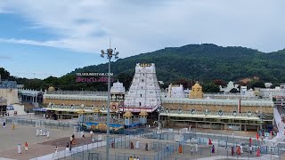 Beautiful View of Tirumala Venkateswara Swamy Temple