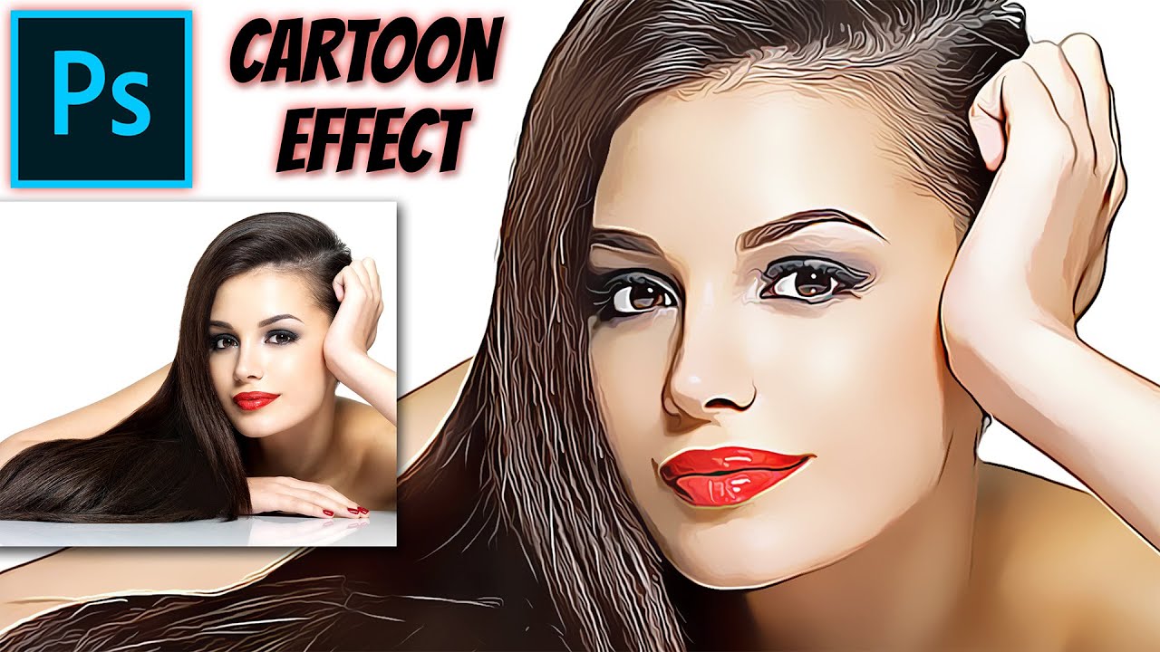 CARTOON EFFECT | PHOTOSHOP EFFECT | PHOTOSHOP TUTORIAL - YouTube