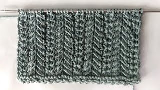 Very Easy Chevron Stitch Knitting Pattern/ बेहद आसान बुनाई @knittingknife