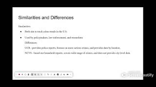 UCR and NCVS