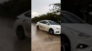 Verna 😈 Dangerous Front Drift in Rain 😎#trendingshorts #verna #drift #stunt #4wd