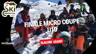 Finale Micro Coupe U10 - Slalom Géant