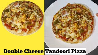 How to Make Double Cheese Tandoori Pizza At Home || Tandoori Pizza Recipe #pizza #cheesepizza
