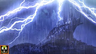 Loud Thunderstorm Noises with Rain and Extreme Thunder Crack Sound Effects to Sleep Great All Night