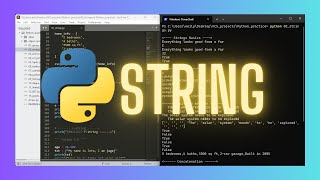 String in python - Leetcode Basics, Slice, Built-in Methods, Concatenation, F-string
