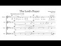 The Lord's Prayer (Score Video) | Jamison Stevens