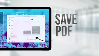 How to Save PDF on iPad (tutorial)