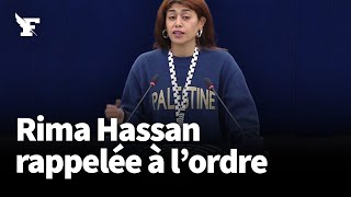 Rima Hassan rappelée à l'ordre pour avoir porté sweat-shirt «Palestine» au Parlement européen