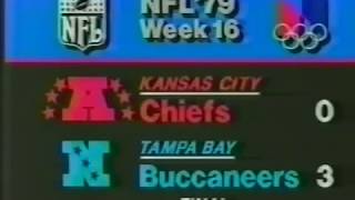 1979 NFL '79 NBC - Highlights of Chiefs at Bucs (Rainstorm)