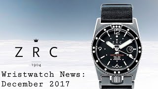 Wristwatch News: December 2017