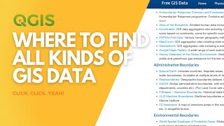 GIS data sources? Try Robin's Big List