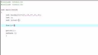 YouTube C Programming Tutorial 15 Simple Array Program