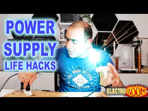 How do you build a power supply for a circuit?