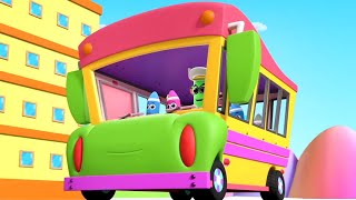 Wheels On The Bus - Vehicle Song for Kids by Baby Rainbow