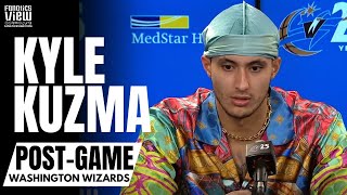 Kyle Kuzma Reacts to Kristaps Porzingis Scoring a Career High 41 Points & Wizard