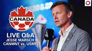 We react to Jesse Marsch's comments on CanMNT 🇨🇦 vs. USMNT 🇺🇸 | LIVE FAN Q\u0026A 🗣️