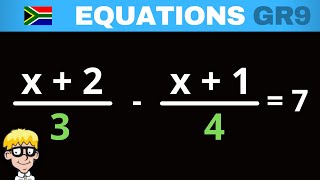 Equations With Fractions Grade 9: Introduction