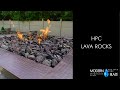 HPC Fire Inspired Fire Pit Lava Rocks