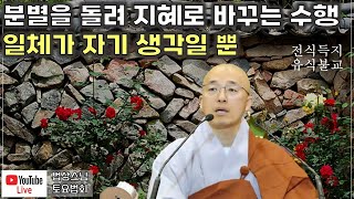 [돈오52] 분별을 돌려 지혜로 바꾸는 수행, 일체가 자기 생각일 뿐, 전식득지, 유식불교