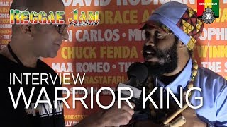 Interview Warrior King Live at Reggae Jam 2017