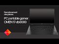 Remplacement des pièces | PC portable gamer OMEN 17-db0000 | Service informatique HP | HP Support