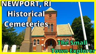 A walk through history in Newport, RI. The Common Burying Ground and Island Cemetery.