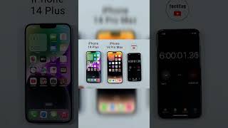 iPhone 14 plus Vs iPhone 14 pro max battery test #android#viral#iphone#games#youtubeshorts#battery##