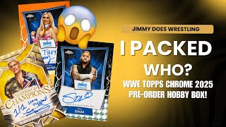 A ??? AUTOGRAPH CARD - MY FIRST WWE TOPPS CHROME 2025 BOX OPENING #wwe #topps #wrestling #cards